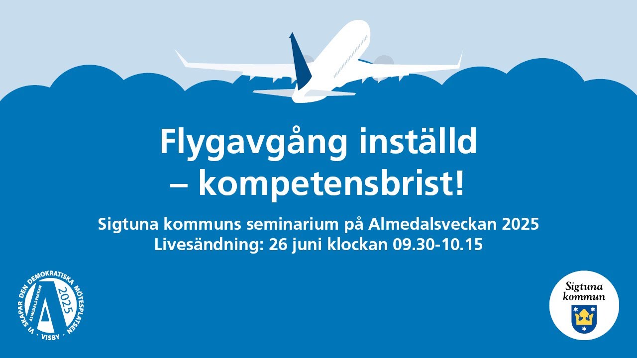 Flygavgång inställd – kompetensbrist!