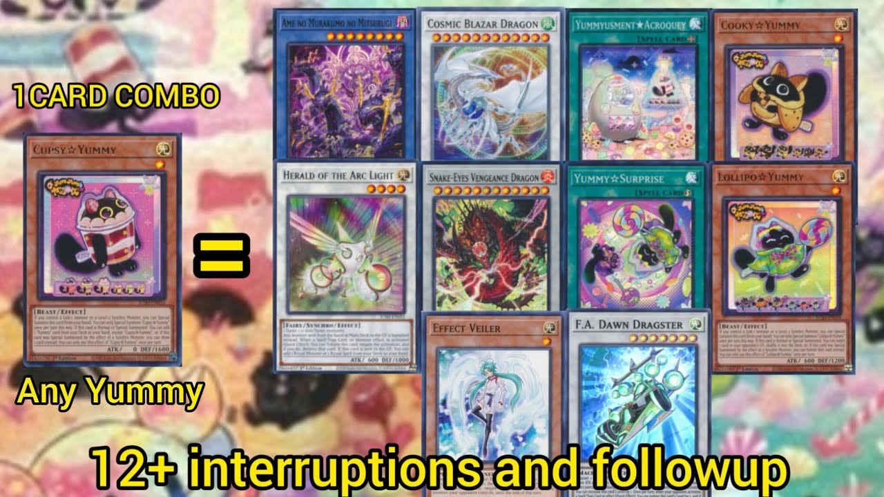 Yu-Gi-Oh! yummy mitsurugi white forest 12+interruptions one card combo +followup budget Decklist