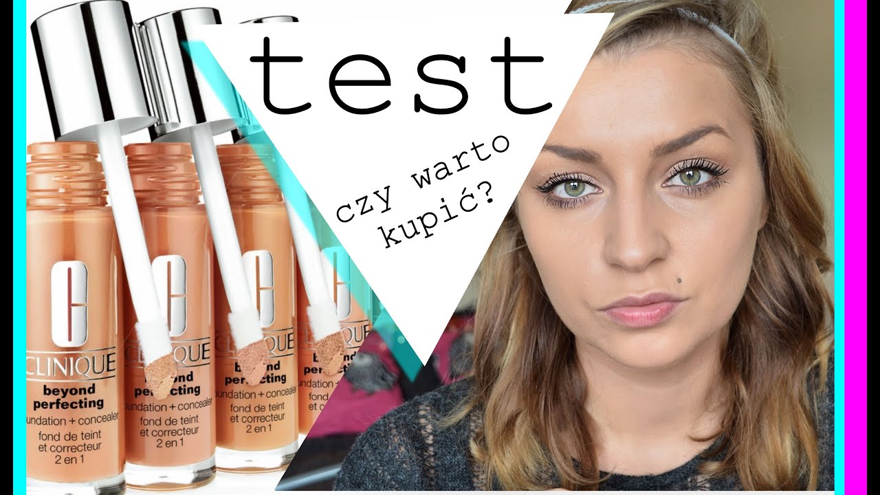 ★ NOWOŚĆ Clinique Beyond Perfecting Foundation and Concealer TEST NA ŻYWO ★  ThePinkRook