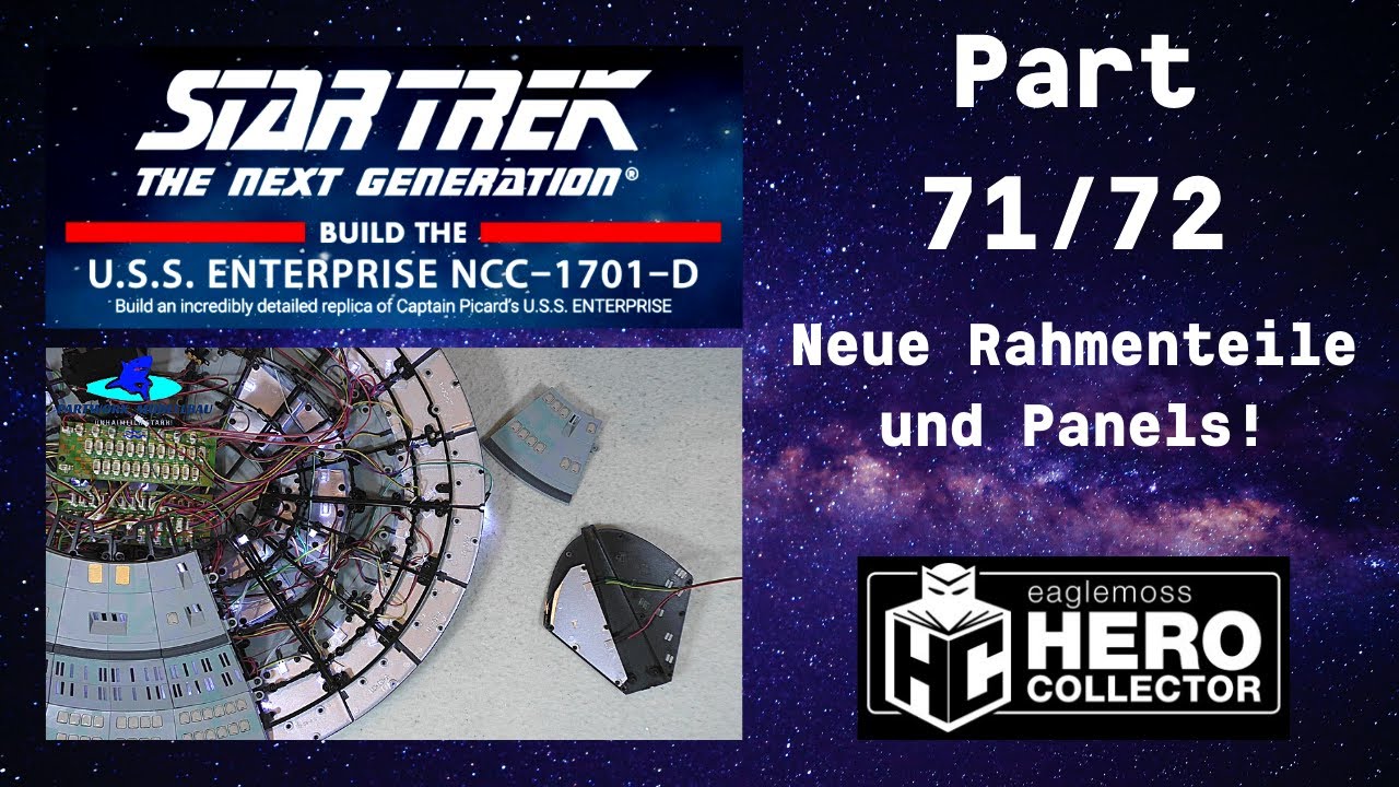 Eaglemoss Star Trek U.S.S. Enterprise Part 71 & 72 - Neue Rahmenteile und Panels!