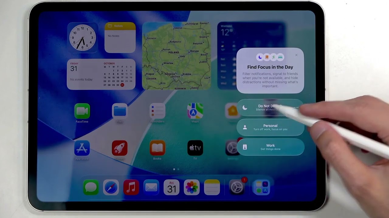 Comment activer le mode Ne pas déranger sur iPad Pro 11 (2025)