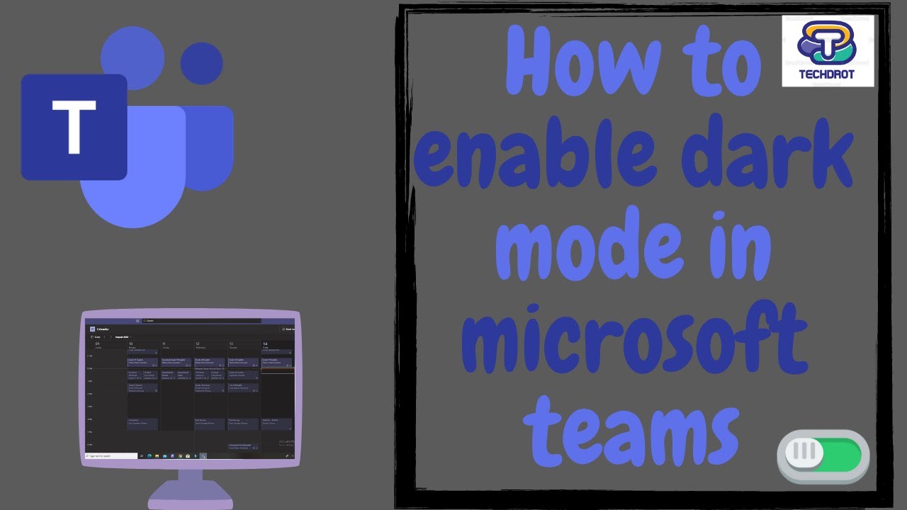 How To Enable Dark Mode on Microsoft Teams