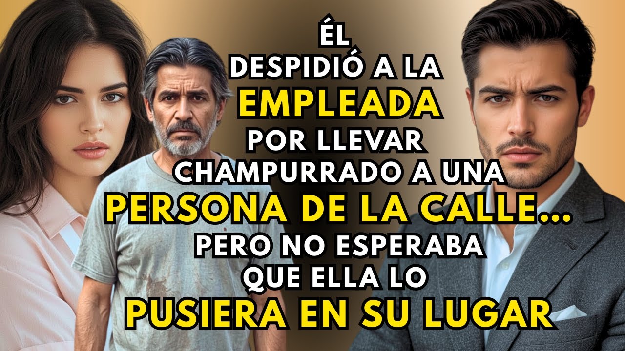 MILIONARIO despidió a la EMPLEADA por servir CHAMPURRADO al HOMBRE SIN HOGAR… pero ella no se calló