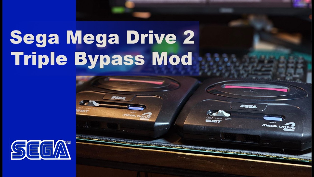 Triple Bypass mod for Sega Mega Drive 2 | покращений звук та картинка