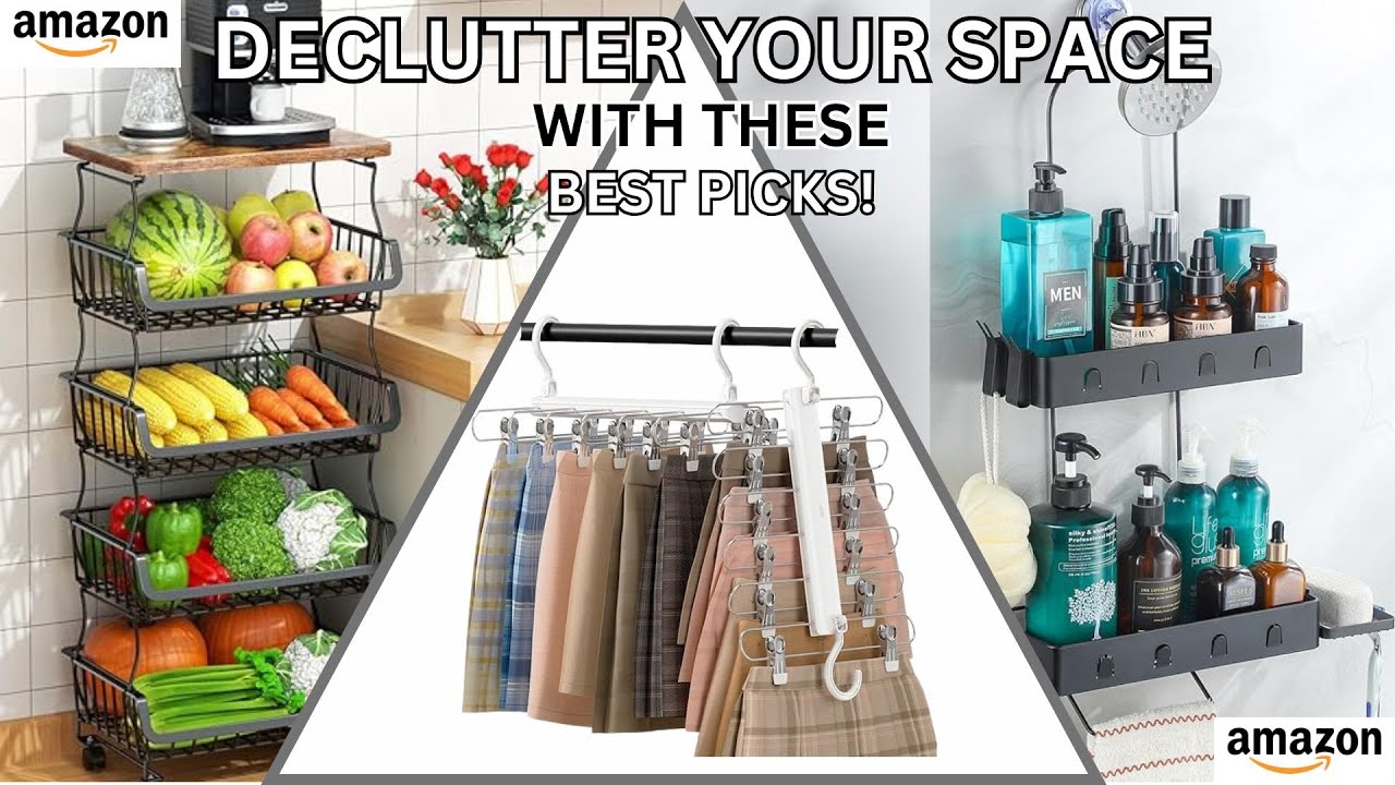 50+ Amazon Gems To DECLUTTER Your SPACE | Best Picks! {With Prices}