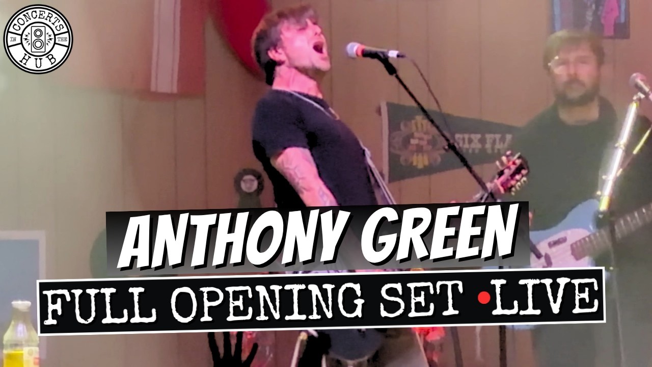 Anthony Green Full Opening Set LIVE | Roadrunner Boston, MA | April 19, 2026