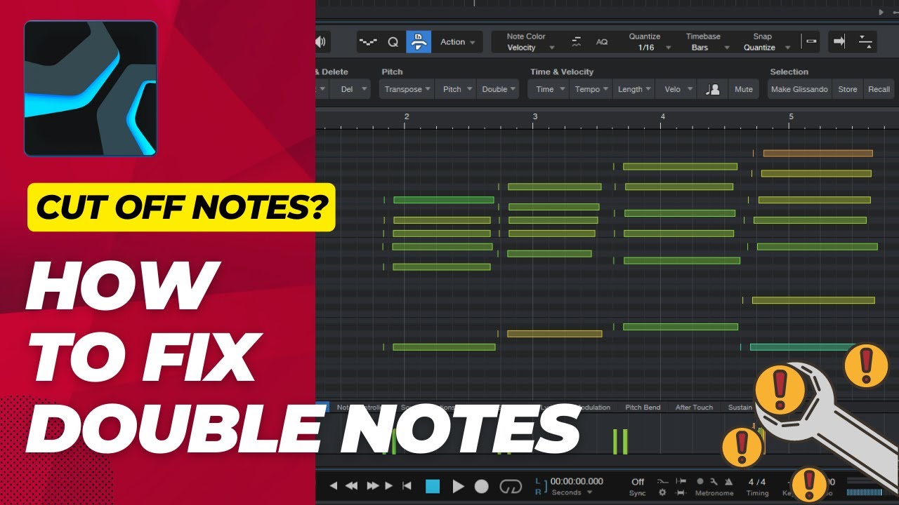 Cut off Notes in Studio One? Here’s how to fix Double Notes!