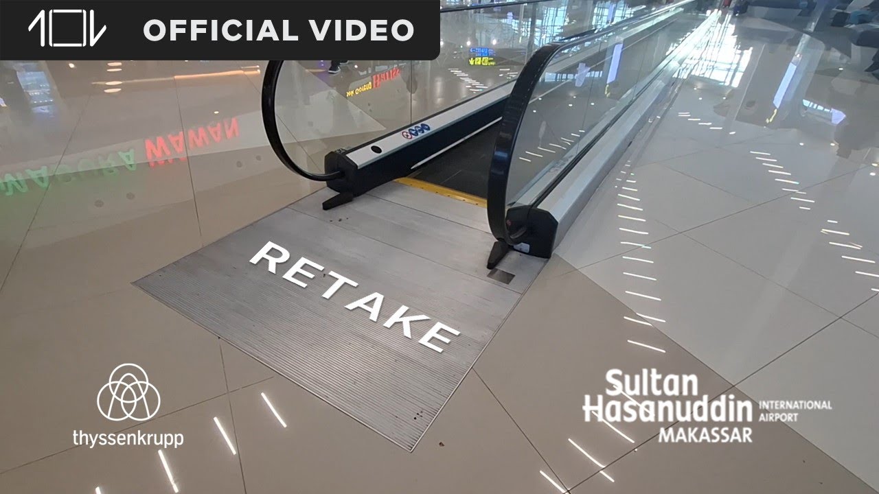 ThyssenKrupp Orinoco Moving Walks - Sultan Hasanuddin Int'l. Airport (Retake)