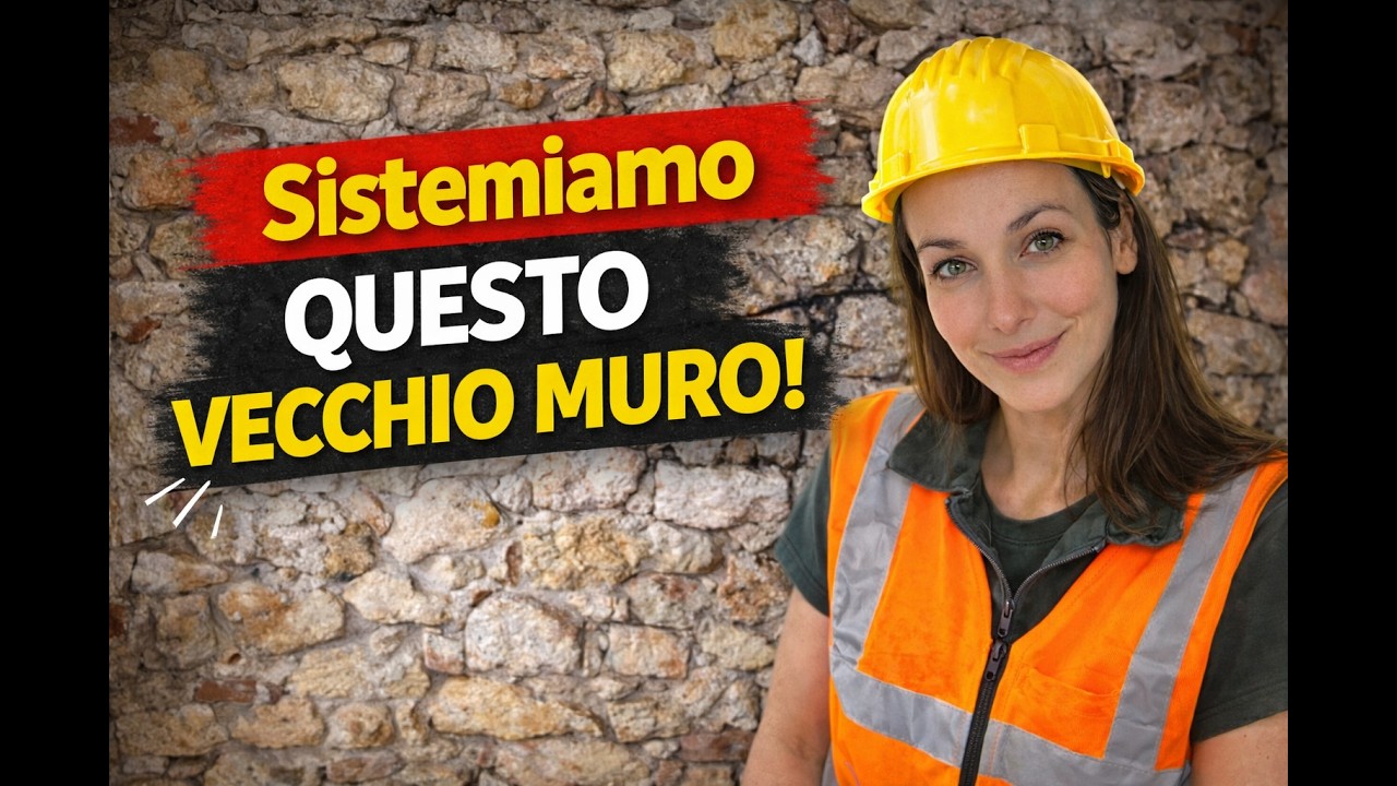 Vecchio muro da sistemare! 😓