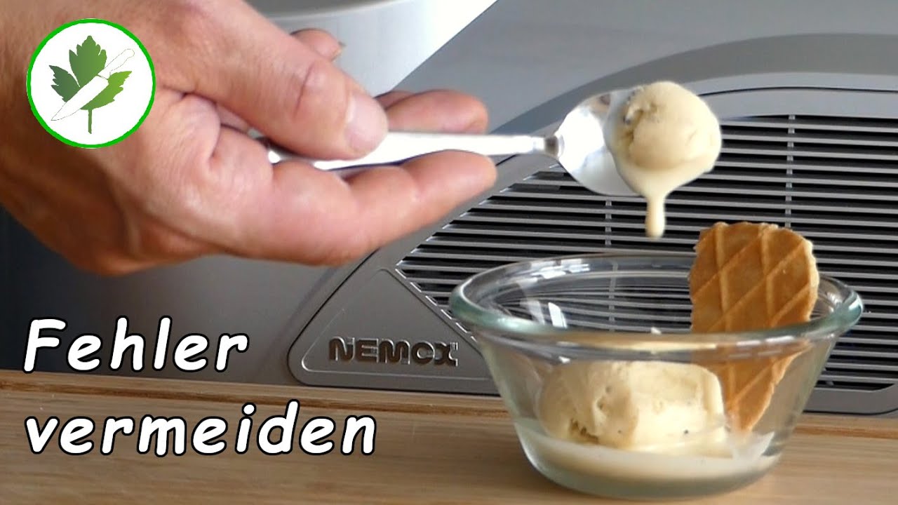 Eis selber machen - Tipps zur Vermeidung von Fehlern