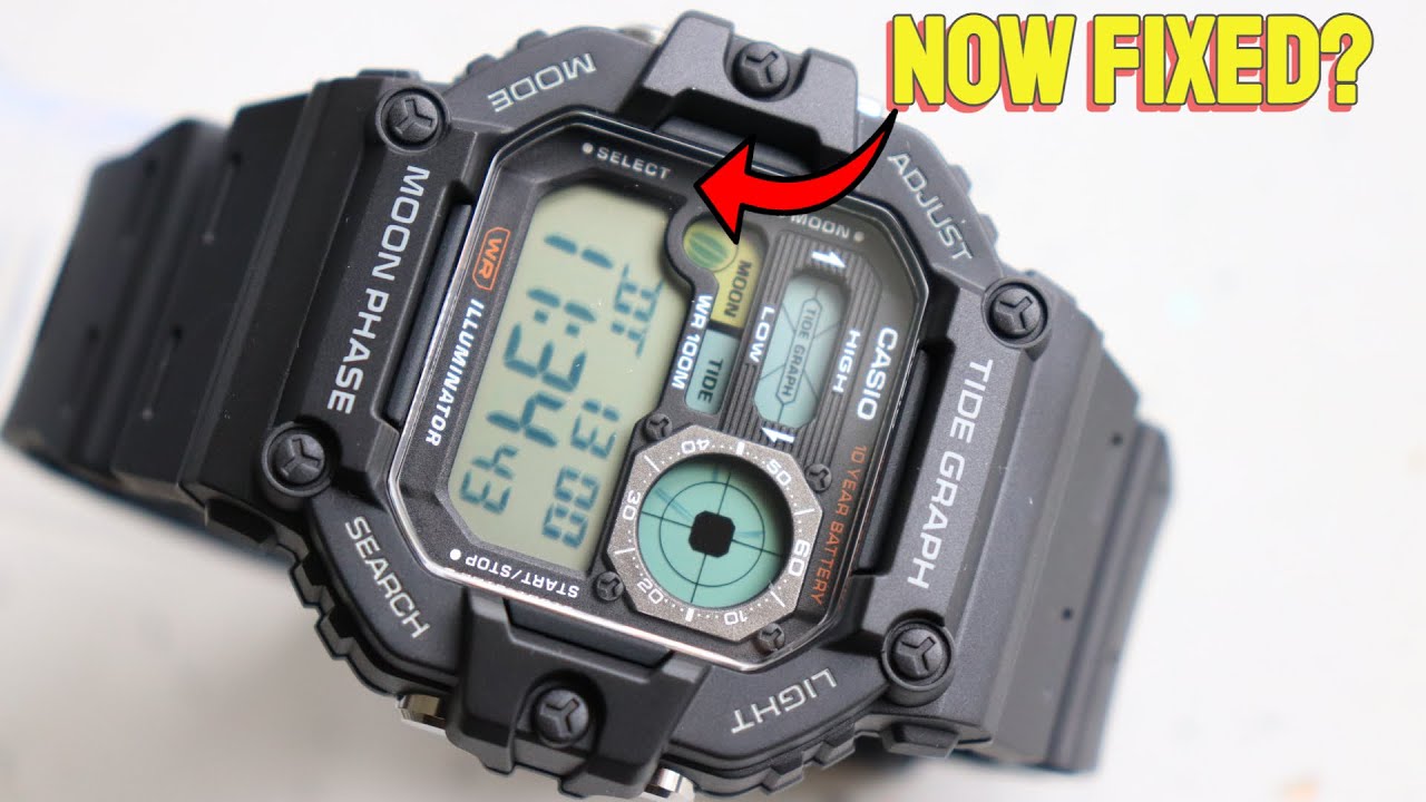 У Casio WS-1700H есть известный недостаток, но я все равно его получил.