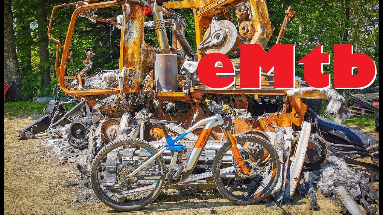 ROKAČINA eBike-om UZBRDO po skijaškoj stazi & novoj DH stazi