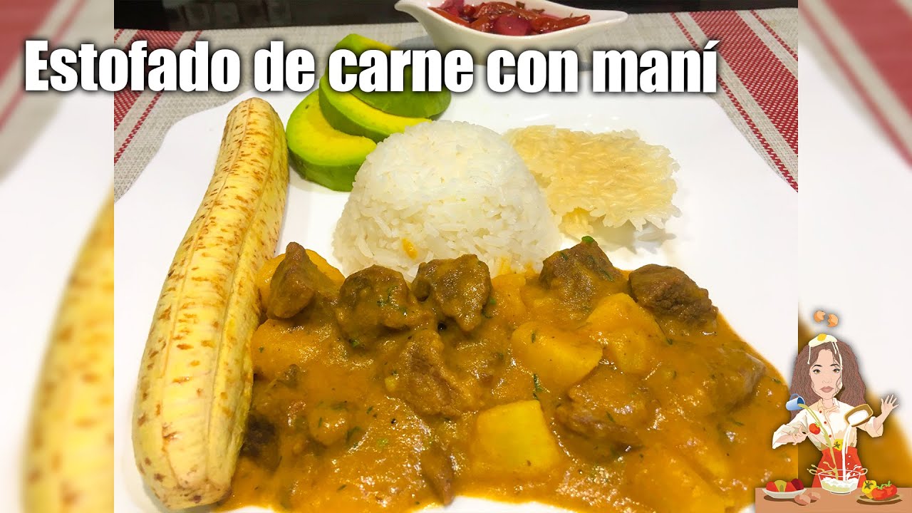 ❣ESTOFADO  DE CARNE CON MANÍ🥜‼️