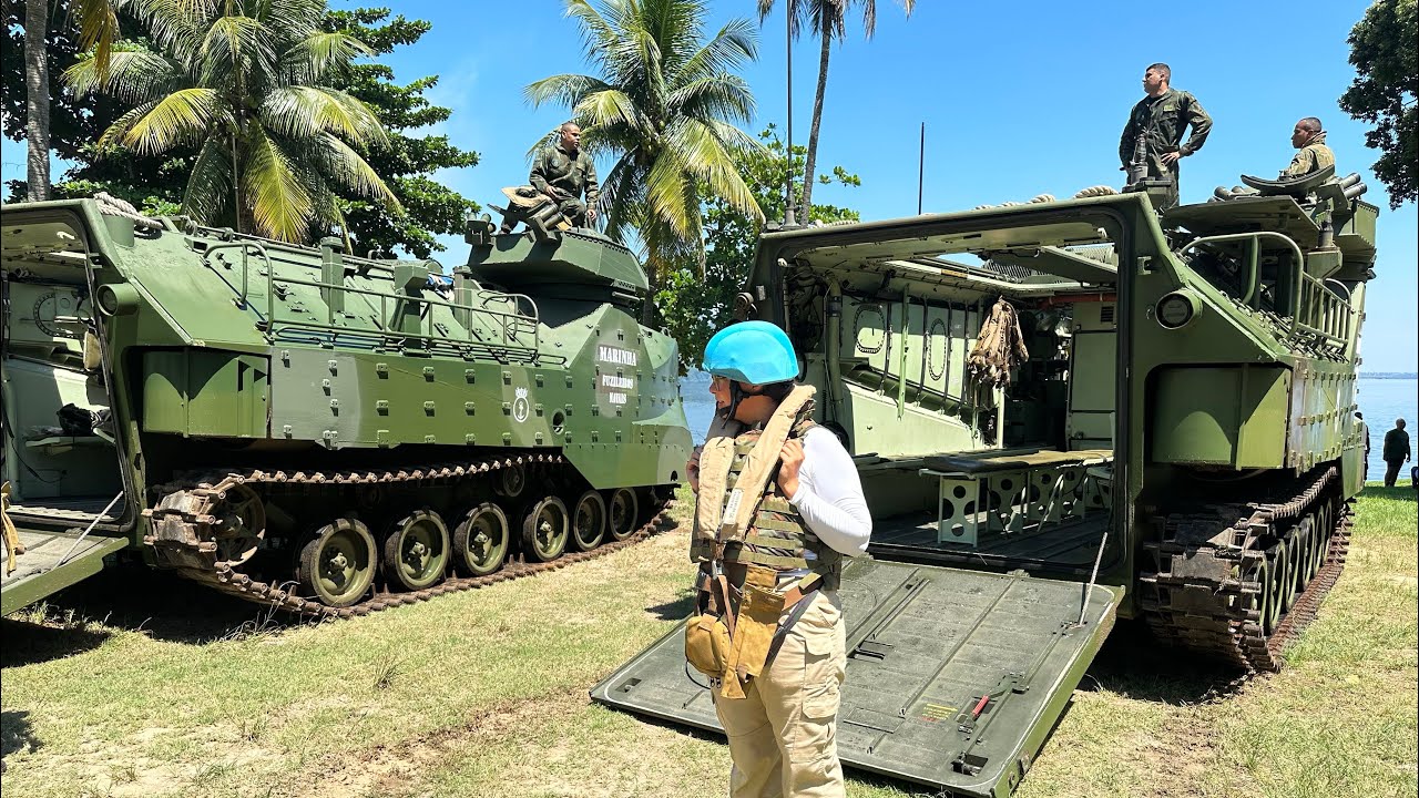 Tudo sobre o CLANF - Carro lagarta anfíbio dos Fuzileiros Navais da Marinha do Brasil
