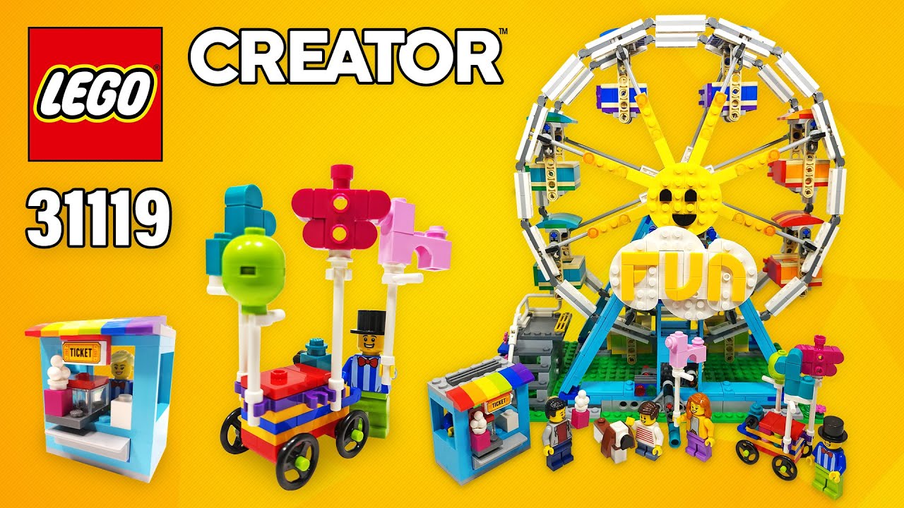LEGO Ferris Wheel (31119)[1002 pcs] Creator | Step-by-Step Building Instructions | Top Brick Builder