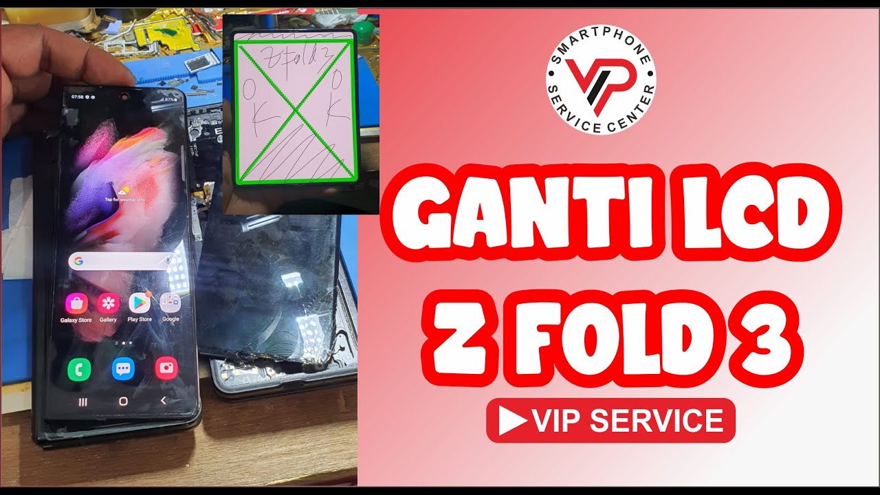 Replace lcd z fold 3 | ganti lcd z fold 3