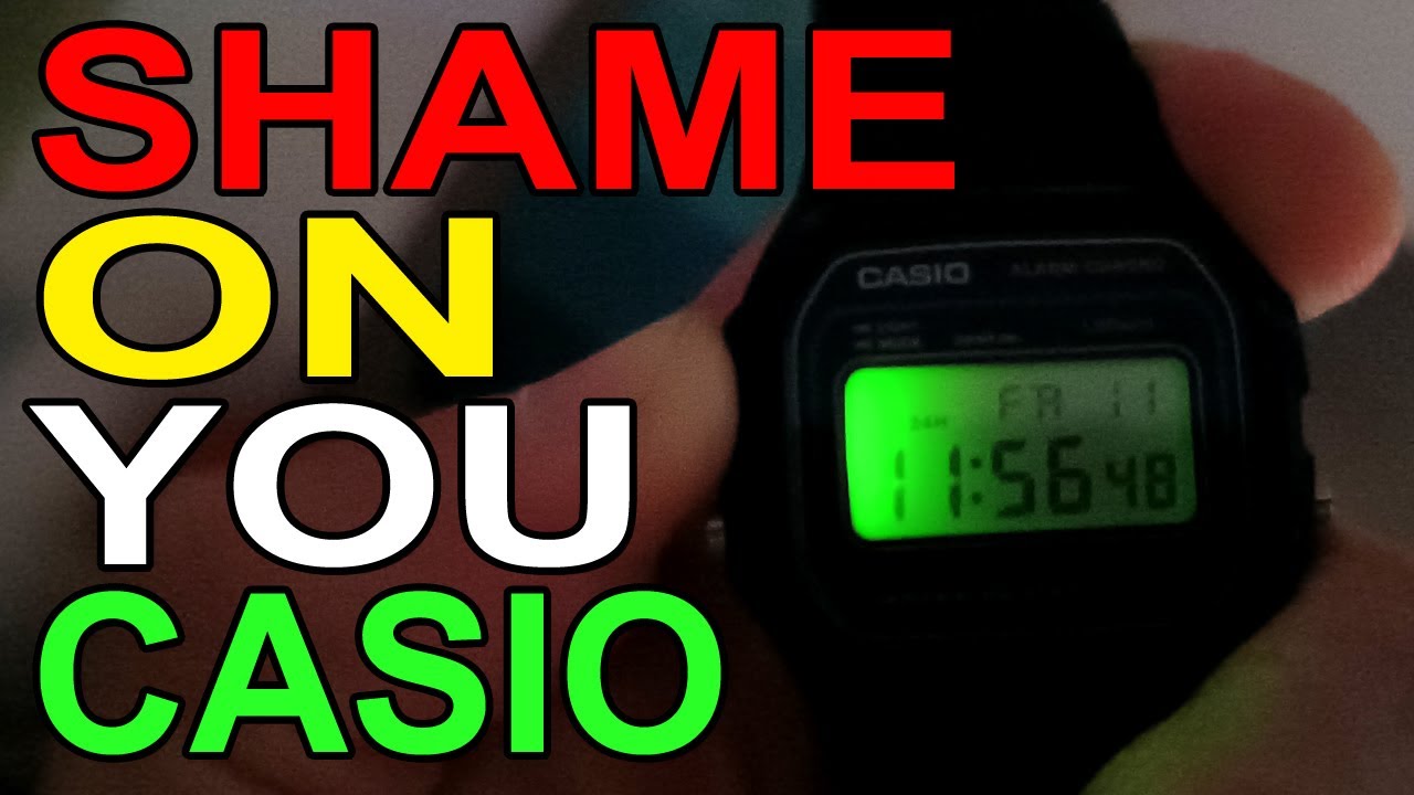 FROM SHAME TO GLORY! EASY DIY CASIO BACKLIGHT UPGRADE