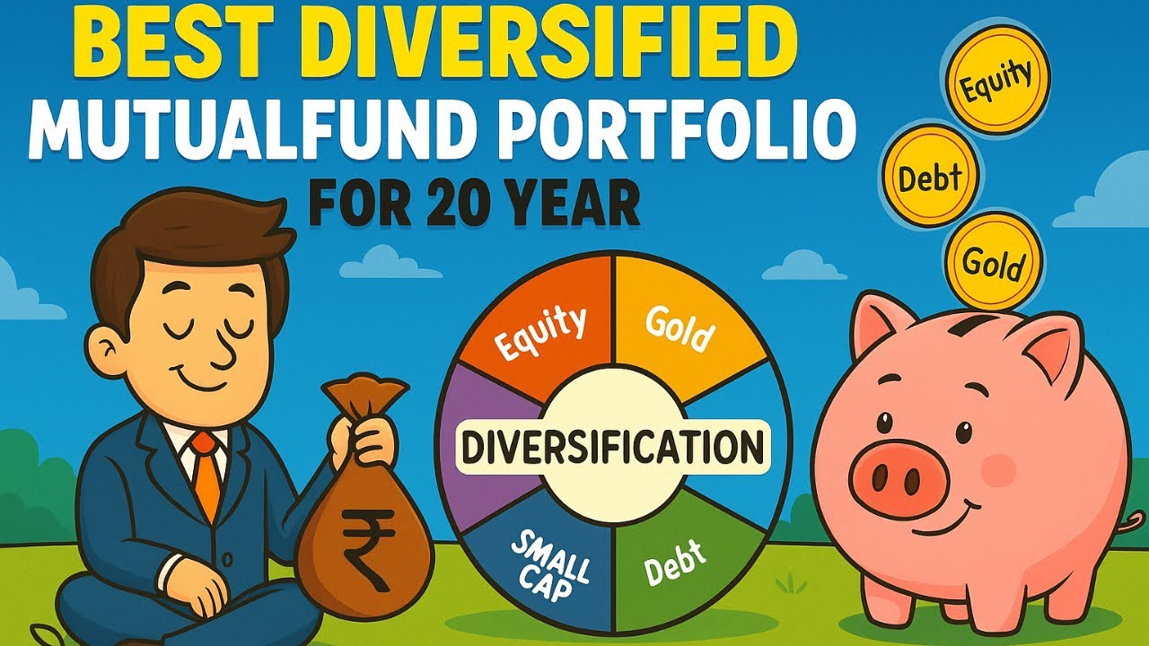 Best Diversified Mutual Fund Portfolio for 10 to 20Years 📈| Long Term ⏳SIP & Lumpsum Investment 2025