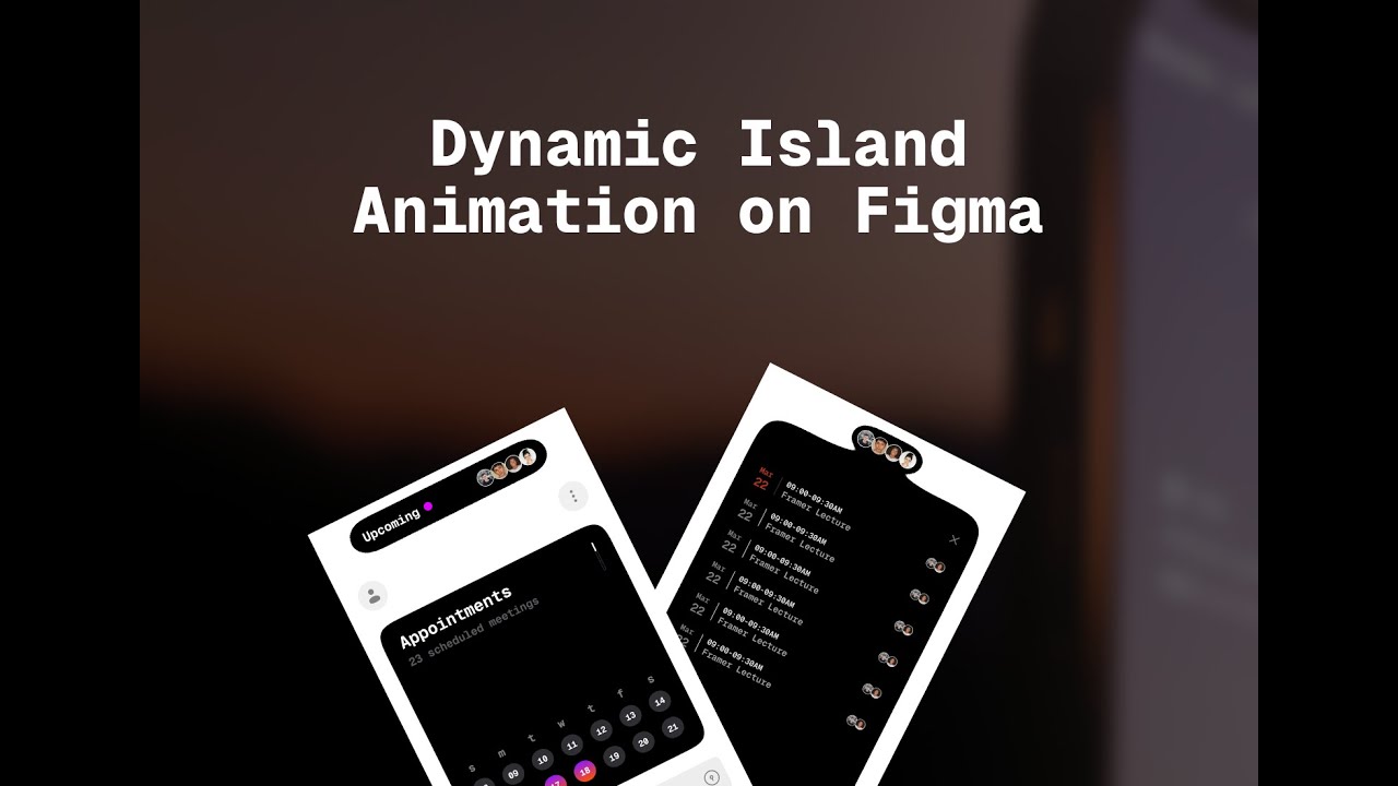 Dynamic Island Animation Tutorial on Figma