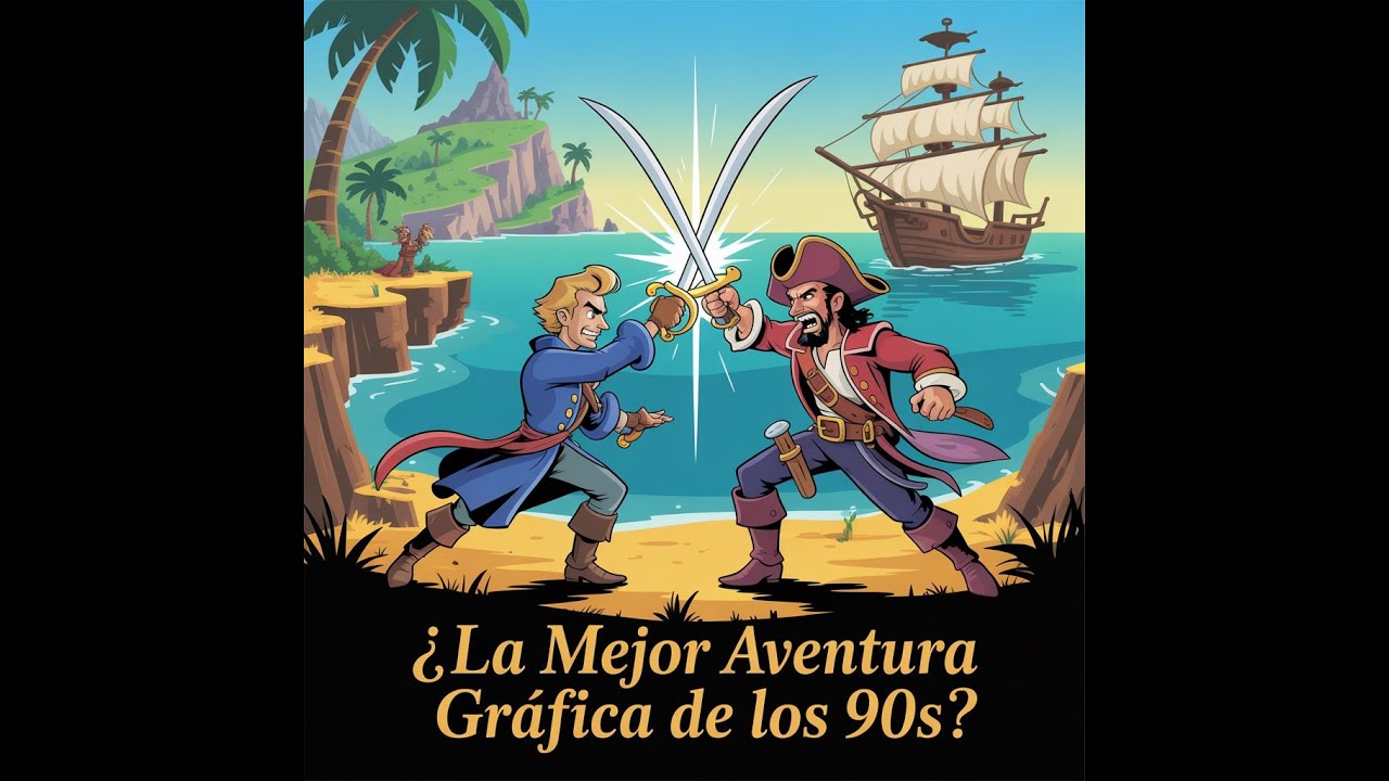 ¿La mejor aventura gráfica de los 90? | Intro mítica de The Secret of Monkey Island 🏴‍☠️ #Piratas