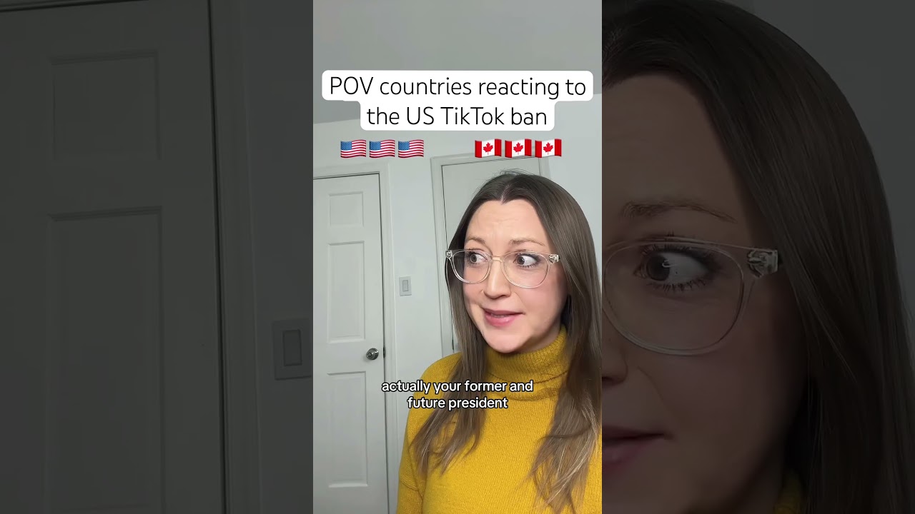 POV countries reacting to US TikTok ban #tiktok #usa #american #canada #uk #france #funny #tiktokban