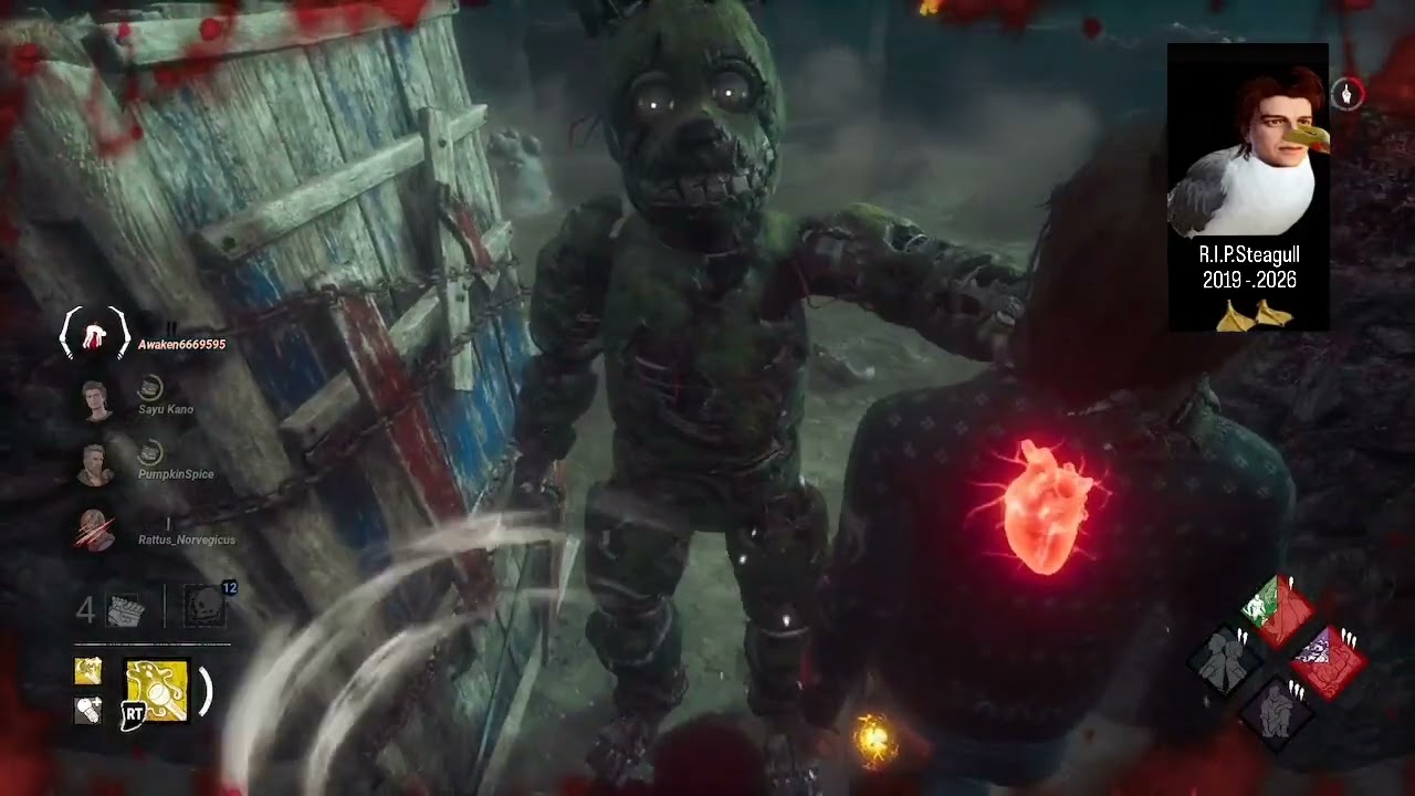 Dead By Daylight: Steve Harrington VS William Afton AKA Springtrap (The Animatronic)