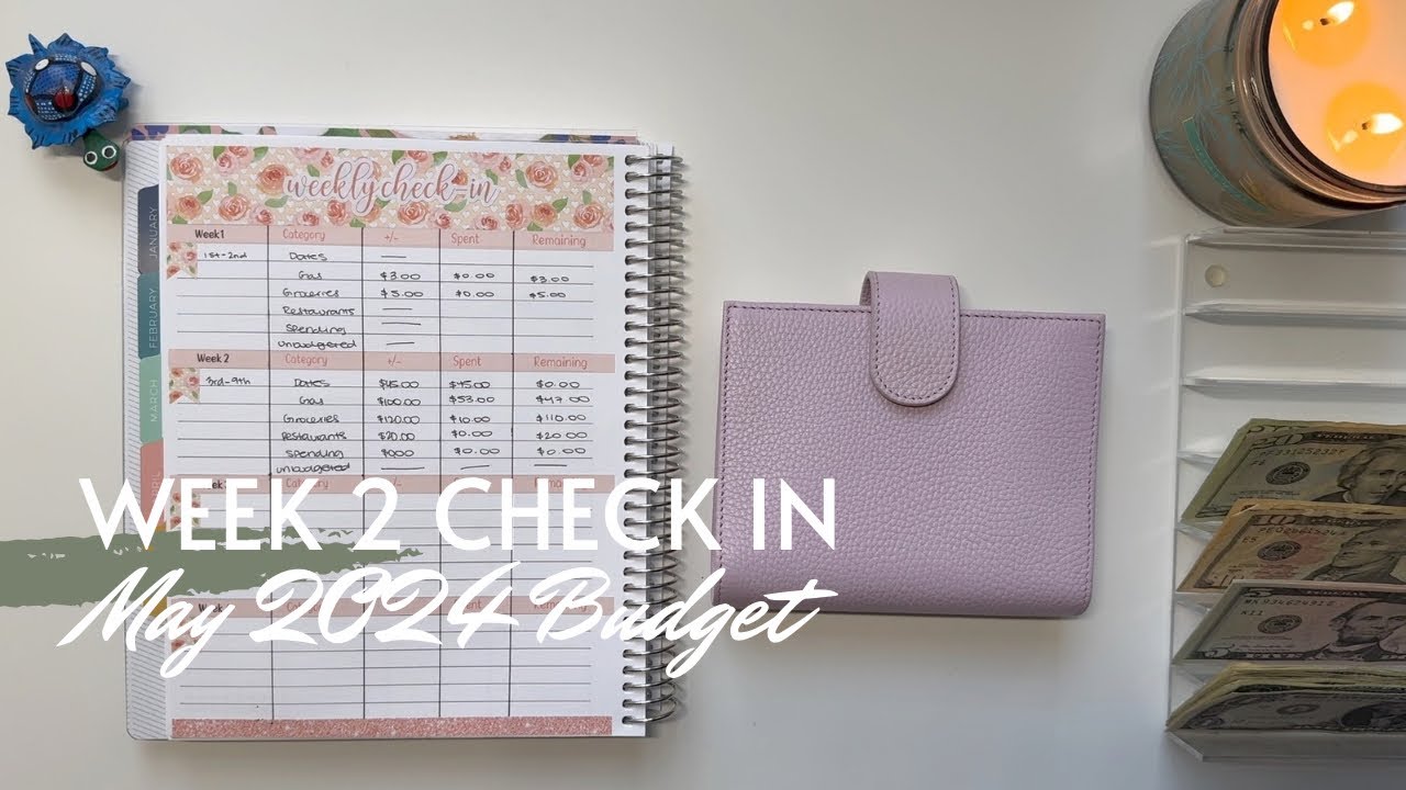 Week 2 Check In | May 2024 Budget | Inconsistent Income | College Student | 24 Year Old