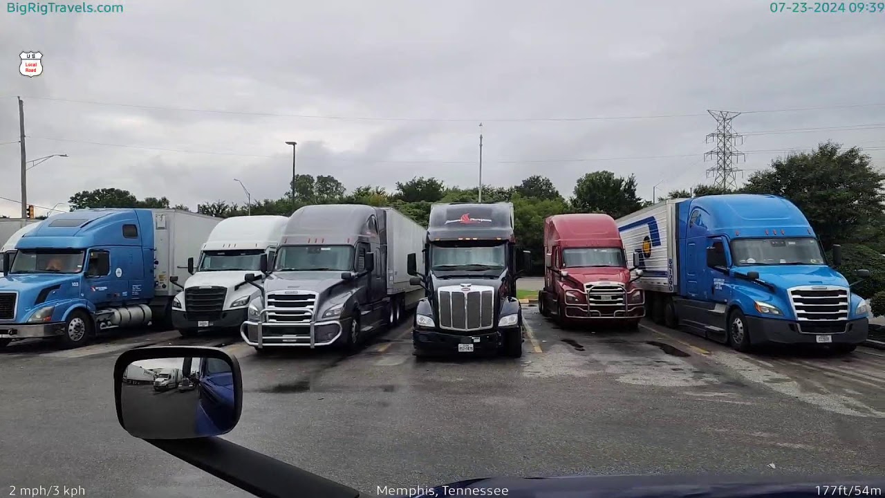 BigRigTravels Nighttime Special Tupelo MS-Memphis TN (July 22-July 23 mid morning)