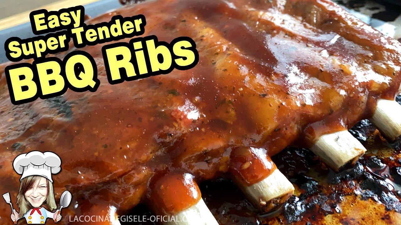 Delicious and Tender Barbecue Ribs Recipe and How to make homemade BBQ sauce easy