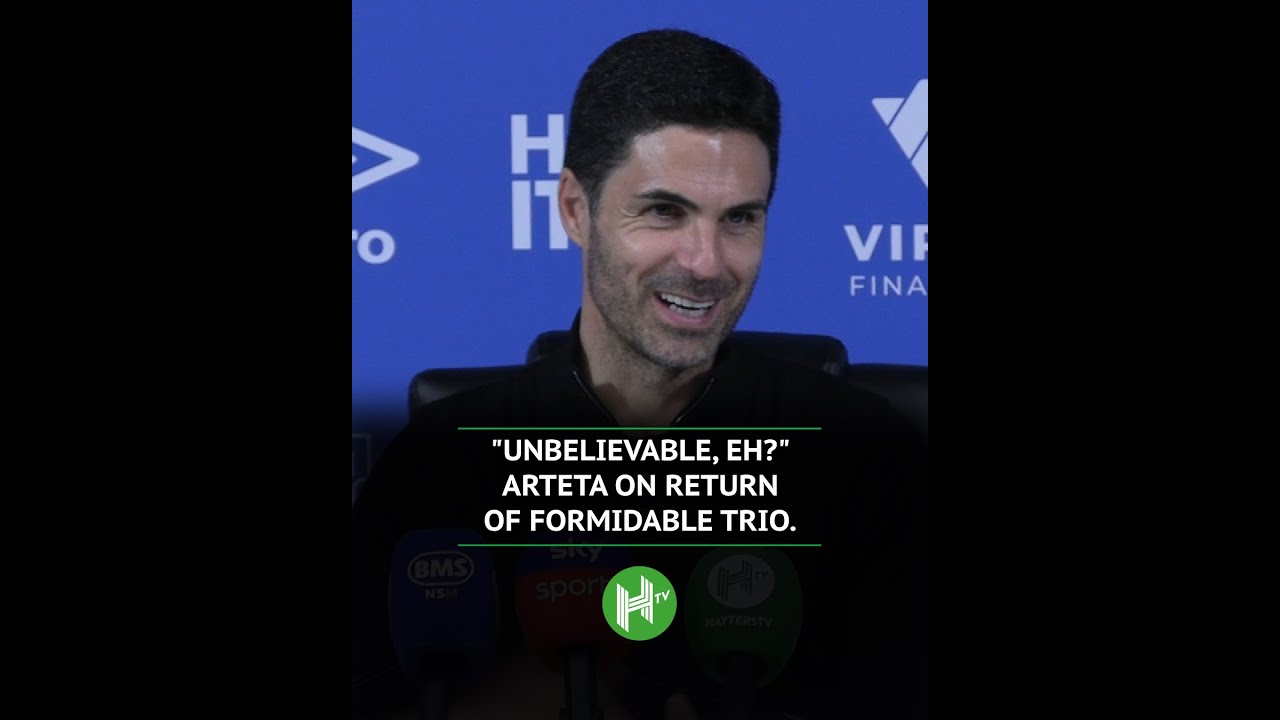 UNBELIEVABLE, eh? Arteta on return of FORMIDABLE trio 💥