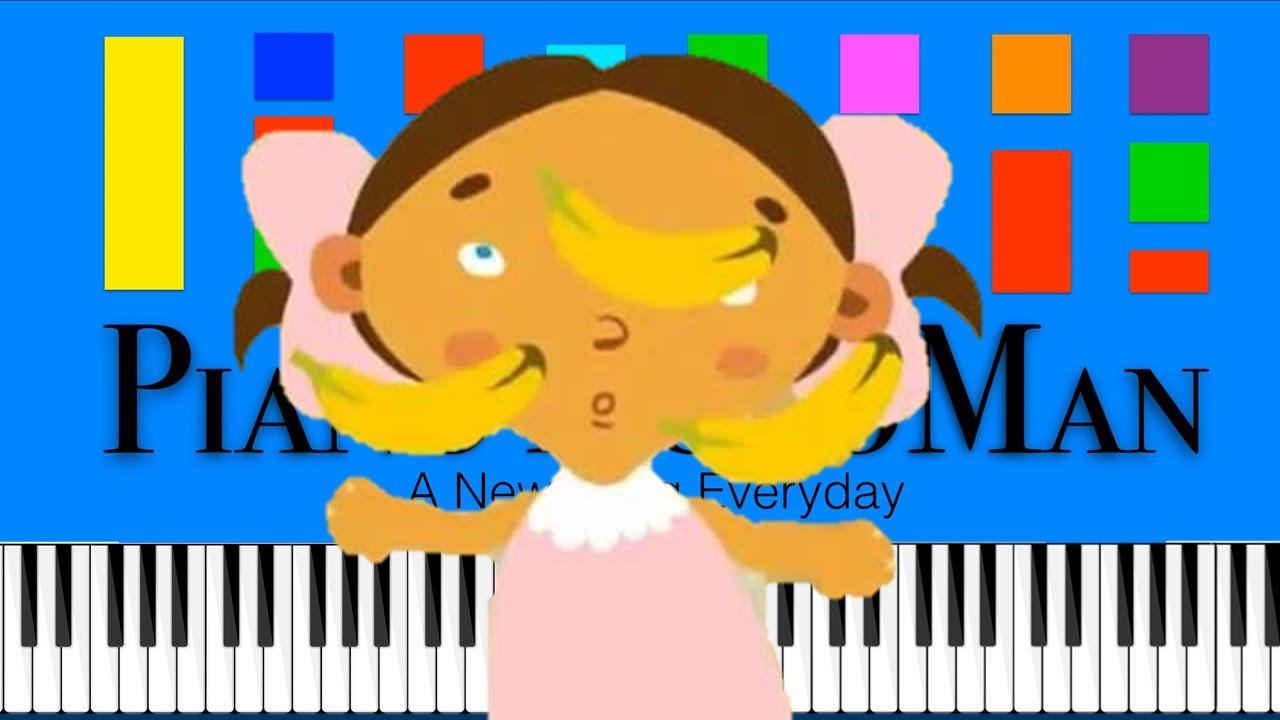 Itororo Theme Song Baby TV Slow EASY Medium 4K Piano Tutorial