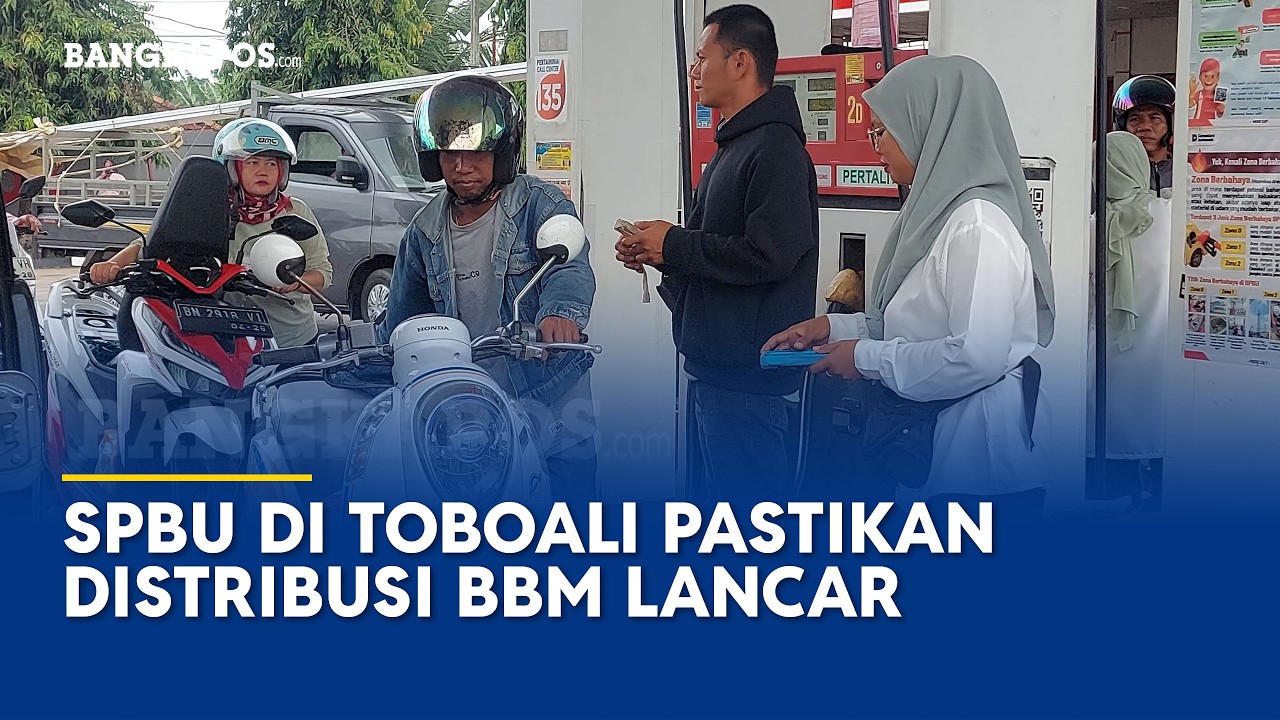 SPBU di Toboali Pastikan Distribusi BBM Lancar, Warga Diimbau Tak Panic Buying