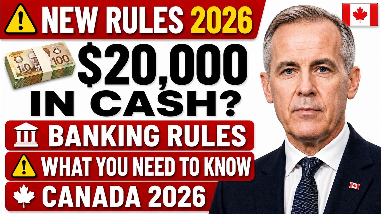 ⚠️ Have $20,000 in Cash? Important Banking Rules Canadians Should Understand for 2026
