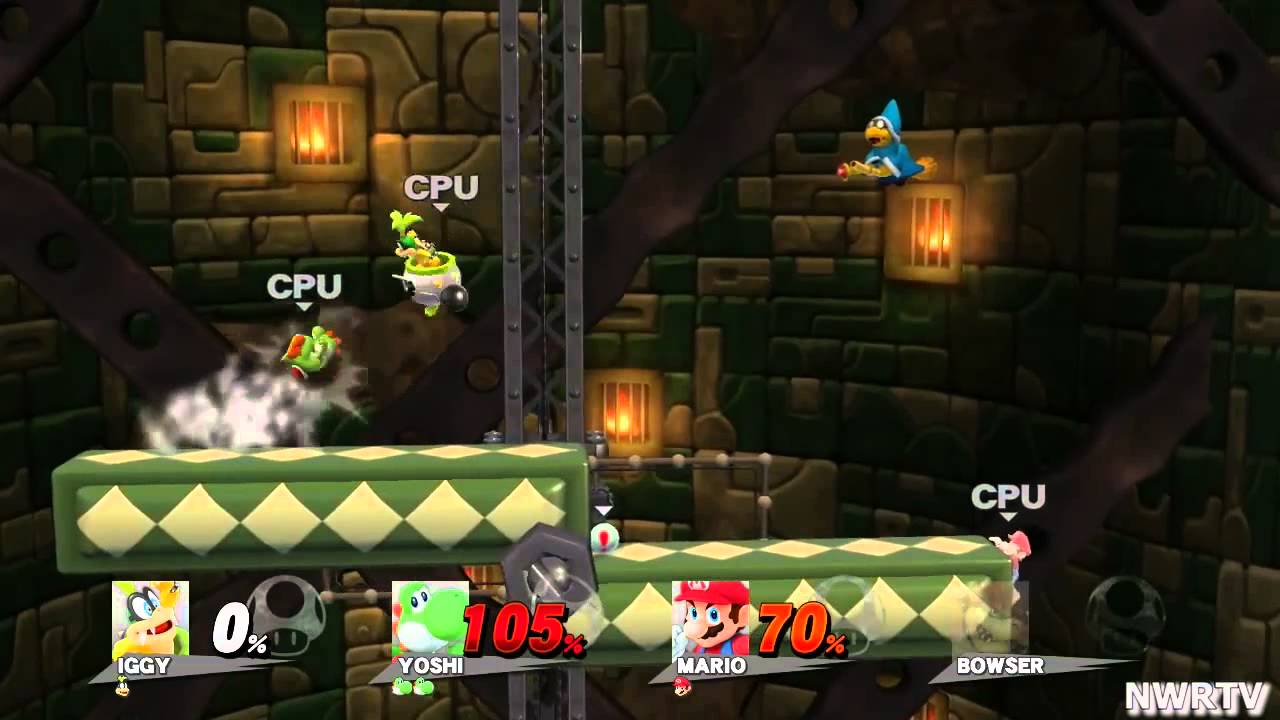 Smash Bros Wii U - Fortress Boss (Super Mario World) Music