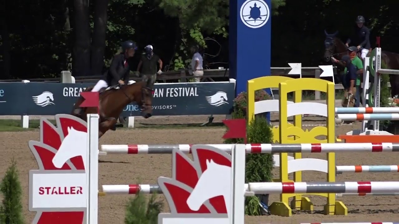 Kristen Vanderveen wins the $36,600 FEI 3* Speed Stake