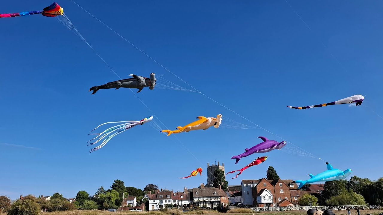 kites over Tewkesbury 🌞🪁