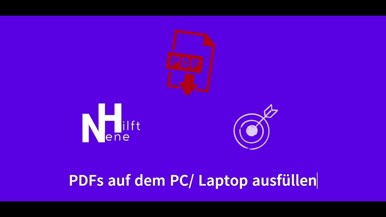 PDFs auf dem PC / Laptop unterschreiben