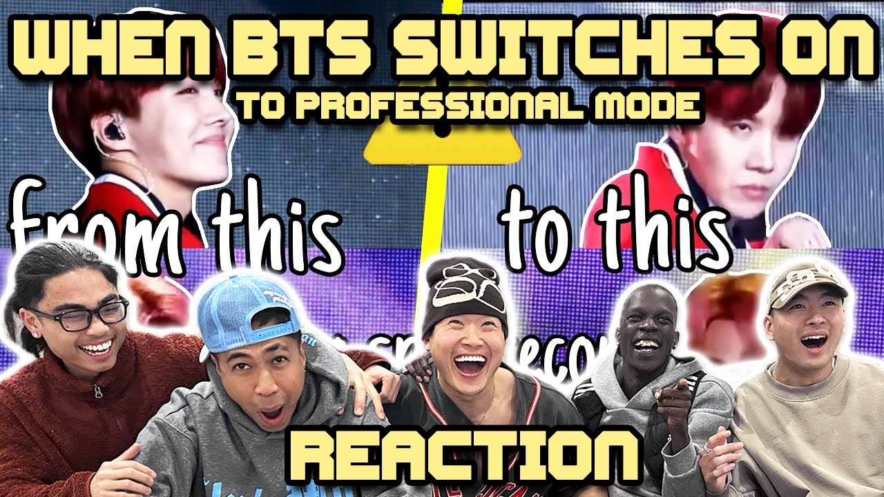 OUR FIRST TIME WATCHING BTS SWITCHES ON TO PROFESSIONAL MODE!