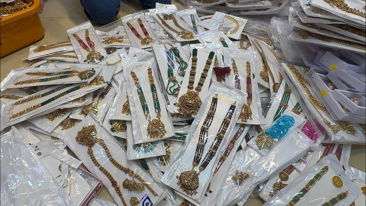 Chickpete Bangalore Wholesale Premium Quality Jewellery Collection | Online Shopping Single Courier 