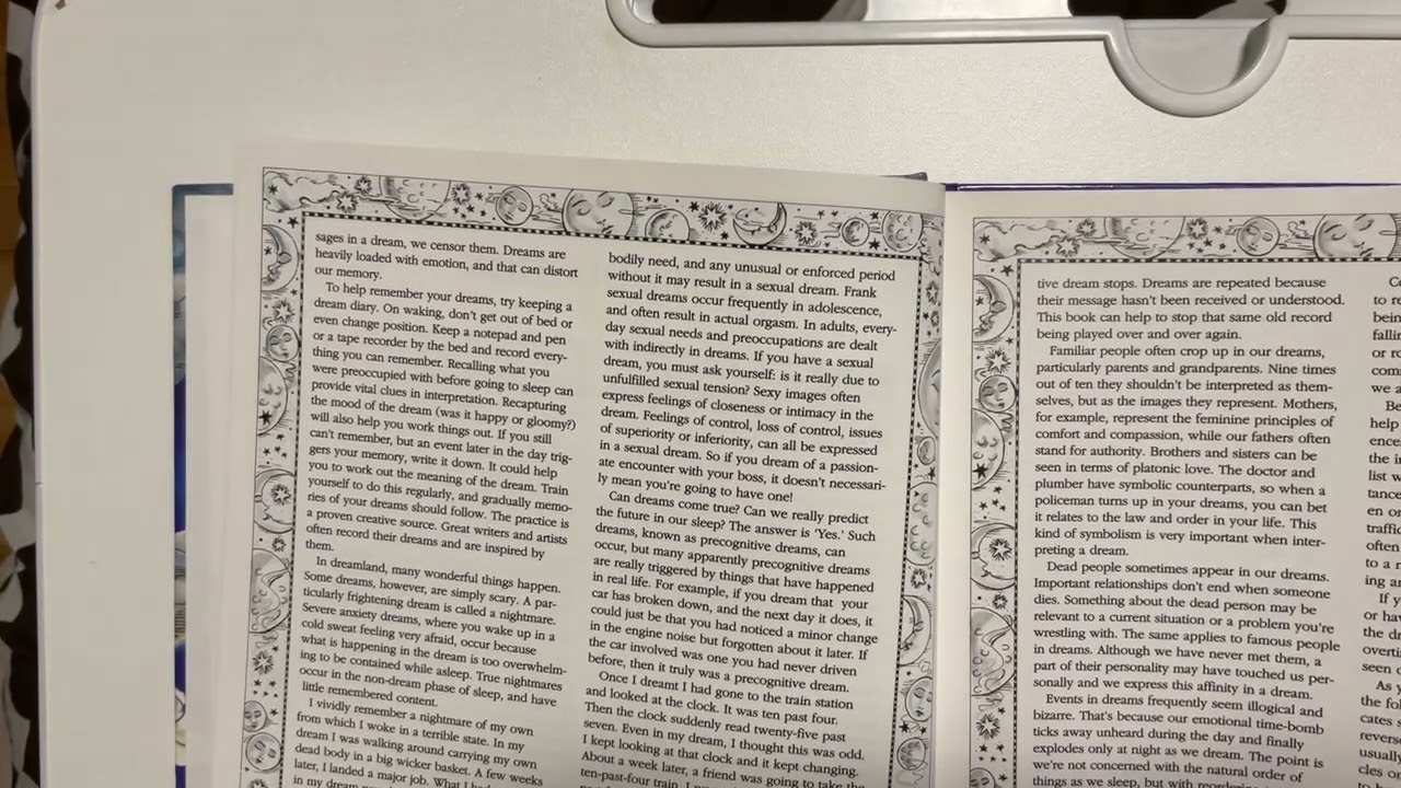 ASMR - Close up whispers of my dream book