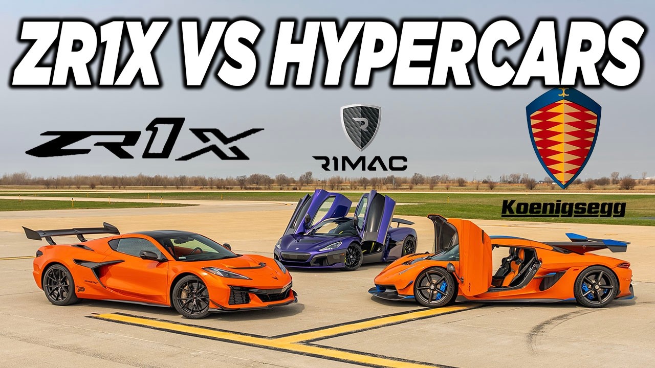 Видеоролик о съемках ZR1X против гиперкаров: закулисные съемки.