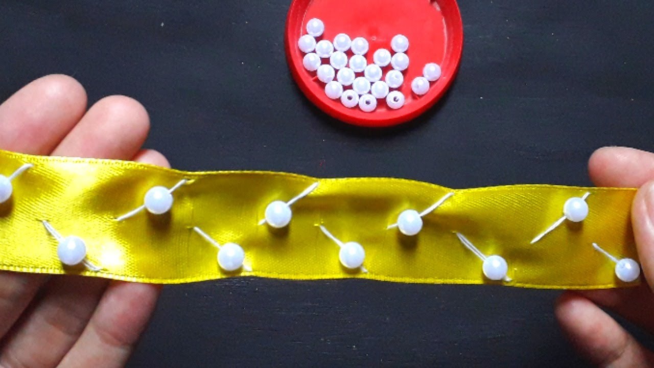 Amazing ribbon flower craft ideas - easy flower making with satin ribbon