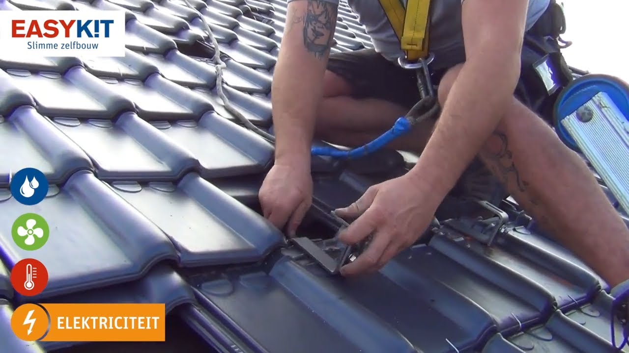 DIY: Zelf je zonnepanelen plaatsen (hellend dak) met Easykit 1/2