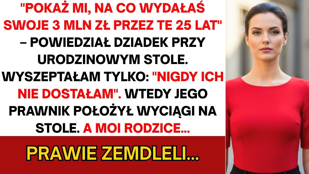 Rodzice ukrywali mój fundusz na 12 mln zł przez 25 lat — dziadek ujawnił wszystko na urodzinach