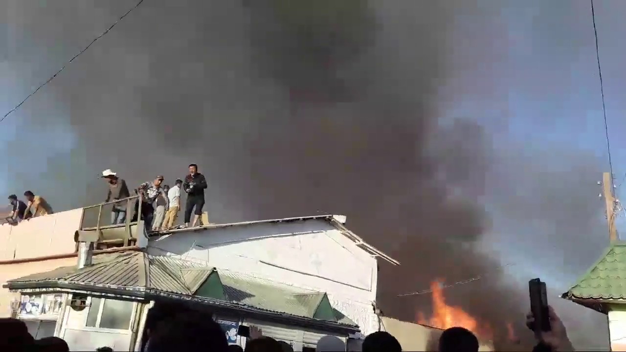 ПАЖАР БОЗОРИ МАРКАЗИ Шаартуз 24.05.2020