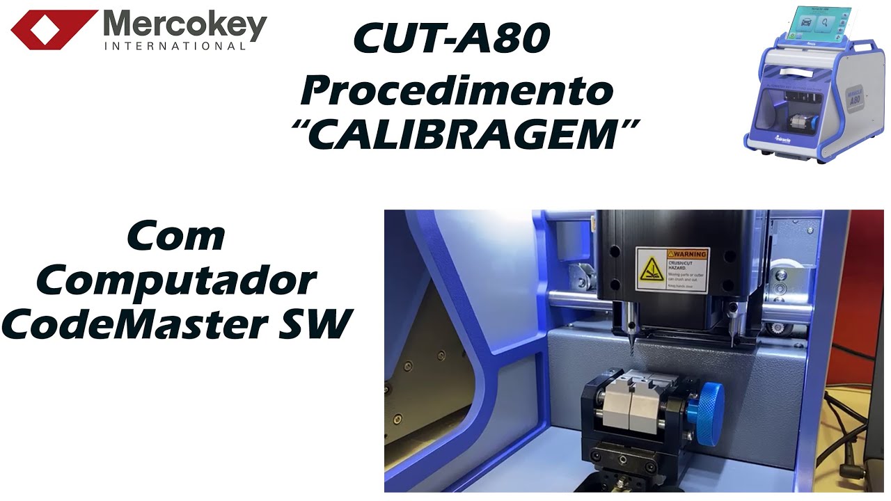 CUT A80: Calibragem