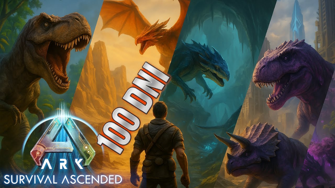 ARK Survival Ascended – 100 Dni na Wszystkich Mapach