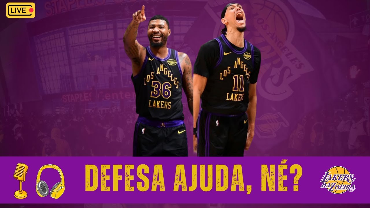 SMART E JAXSÃO FECHAM A CASINHA E LAKERS CONSEGUEM A VIRADA E VENCEM A TERCEIRA SEGUIDA.