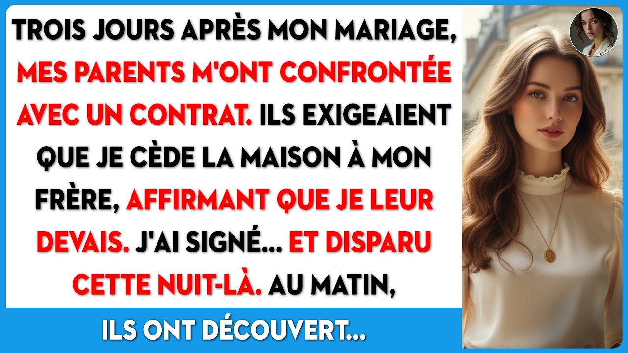 Mes parents m'ont forcé à céder ma maison à mon frère. Ils ignoraient ma vengeance.