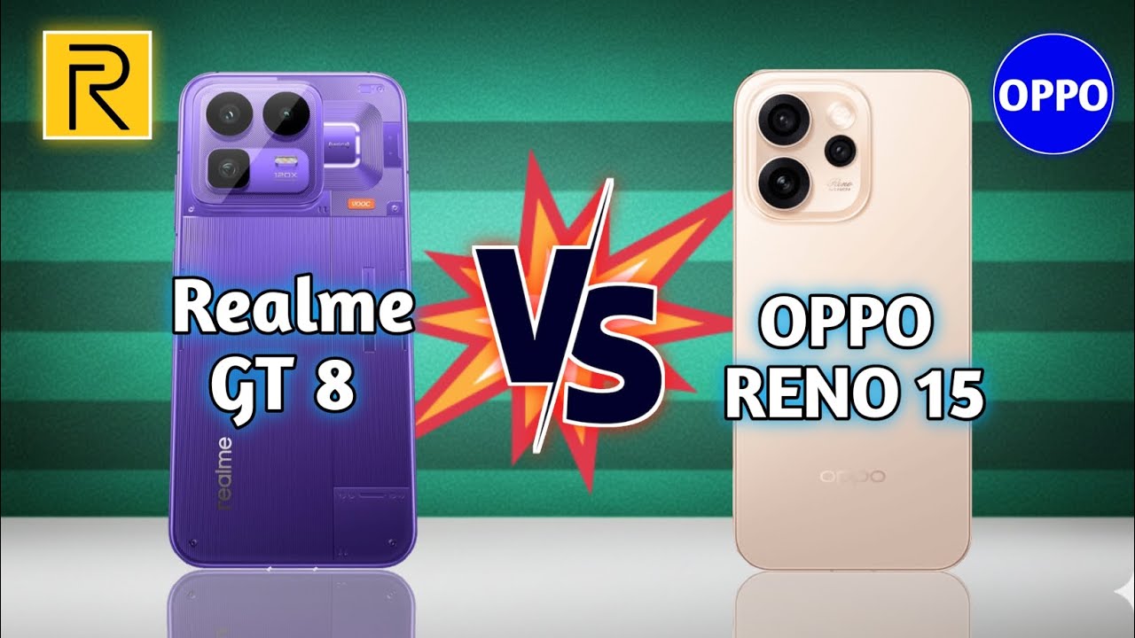 Realme GT 8 vs OPPO Reno 15 Full Comparison: Koun Hai Asli King? 👑 | Specs, Camera & Price